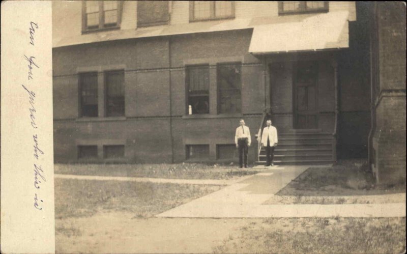 Middletown Connecticut CT 1906 Cancel Vintage Real Photo Postcard