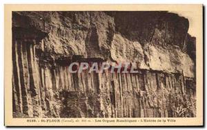 Postcard Old St Flour the Basalt Organs L & # 39Entree City