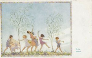 AS: Margaret W. Tarrant ; Fantasy , Spring Breezes , 1934