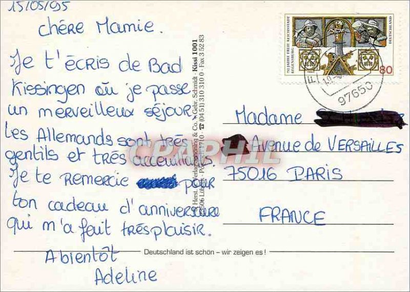 Modern Postcard Bad Kissingen