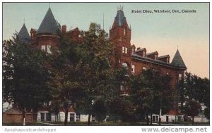 Canada Ontario Windsor Hotel Dieu 1916