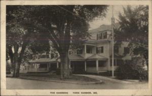 York Harbor ME The Emerson c1920 Postcard