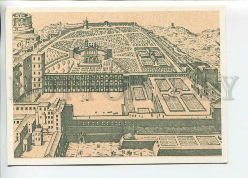 450857 Vatican 1982 year POSTAL stationery Vatican buildings