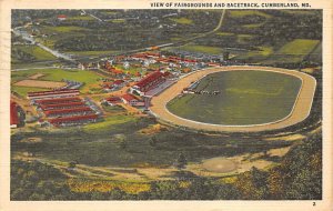 Fairgrounds, Racetrack Cumberland, Maryland MD