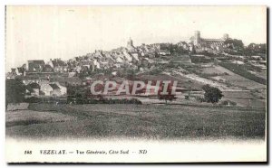 Postcard Old Vezelay Vue Generale Cote Sud