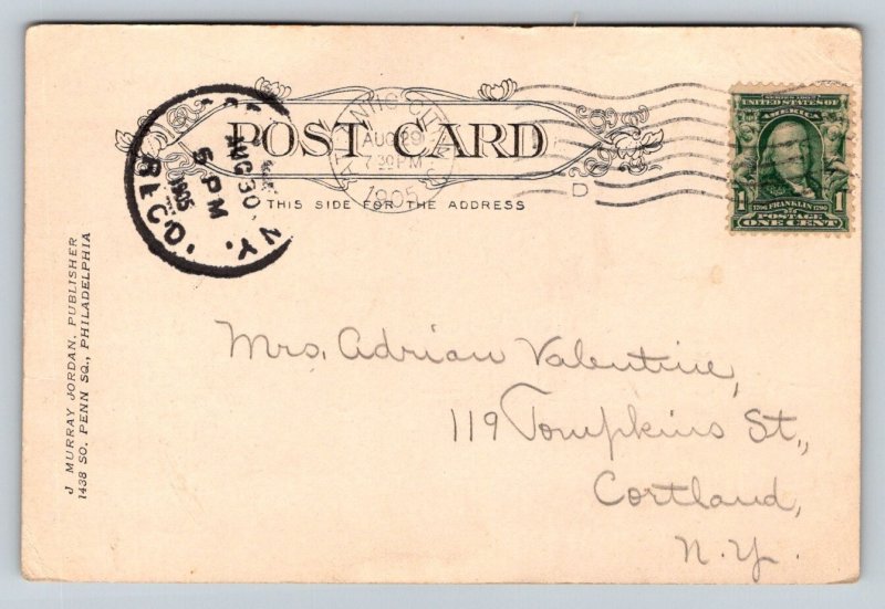 1905  Atlantic City  New Jersey   High Kicker   Postcard