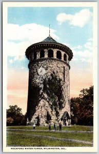 Vtg Wilmington Delaware DE Rockford Water Tower 1920s View Old Unused Postcard