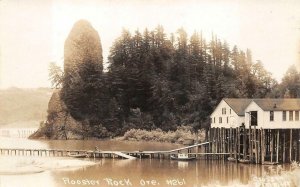 RPPC ROOSTER ROCK OREGON CROSS & DIMMITT REAL PHOTO POSTCARD (c. 1910)