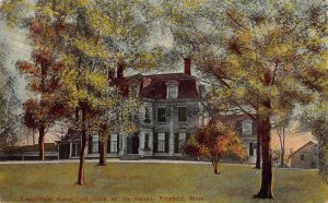 Longfellow House, Old Clock On the Stairs, Pittsfield, Mass., Early Postcard