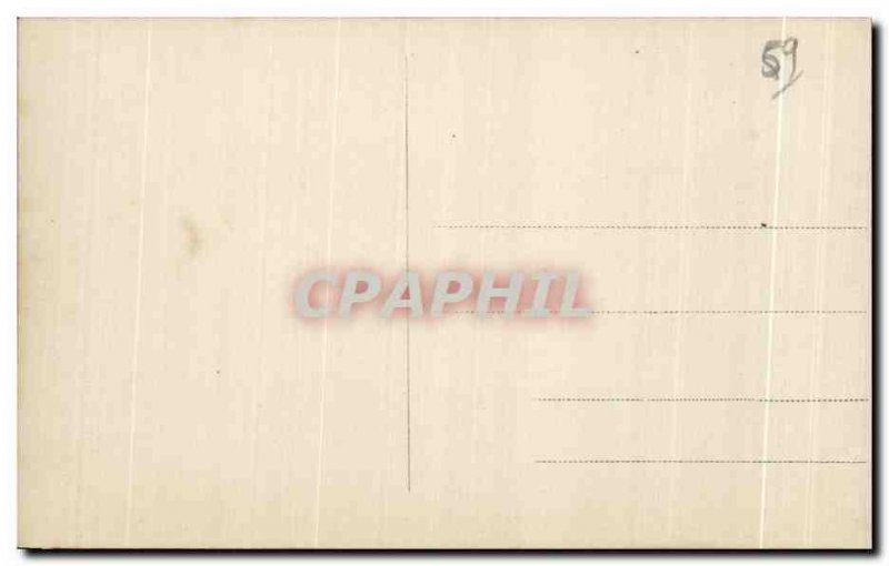 Old Postcard Dunkerque General View Boat