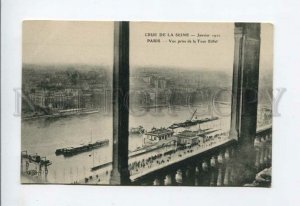 3155635 FRANCE PARIS Crue de la Seine 1910 Vintage postcard