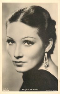 Postcard cinema film star actress beauty Brigitte Horney