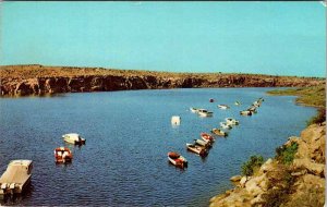 Postcard DAM SCENE Tucumcari New Mexico NM AL9879