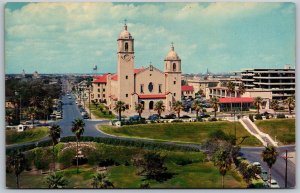 Vtg Texas TX Cathedral Church Of Diocese of Corpus Christi 1950s View Postcard