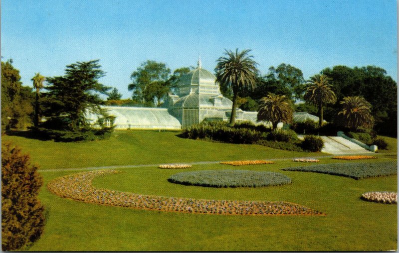 Vtg Conservatory Golden Gate Park San Francisco California CA Unused Postcard