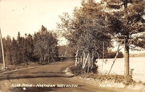 Road Scene Real Photo - Northern Wisconsin, Wisconsin WI  