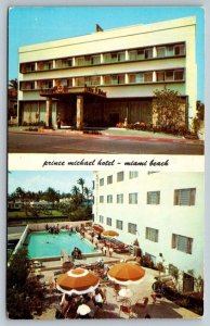 Florida Postcard - Prince Michael Hotel  Miami Beach