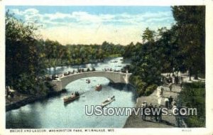 Bridge & Lagoon, Washington Park - MIlwaukee, Wisconsin