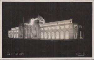 RPPC Postcard Port of Basrah Iraq