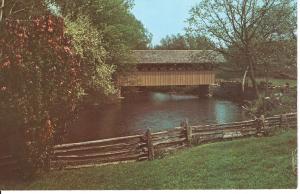 US    PC1339  COVERED BRIDGE, WAUPACA, WIS.