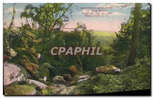 Old Postcard Montigny Marlotte The Long Point Rock South Plaine Verte View