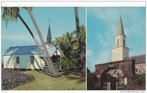 Picturesque Churches of Kona,  St. Peter's-By-The-Sea,  Mokuaikaua in Kailua-...