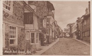 Watch Bell Street Rye Sussex Window Cleaner Old Postcard