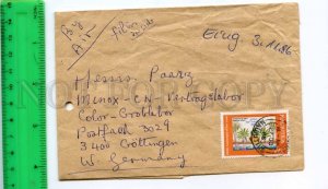 420598 Mauritius to GREMANY 1986 year real posted COVER