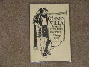 COSMO VILLA In Aid of St. Peters Hospital, Albany, NY 1908, unused