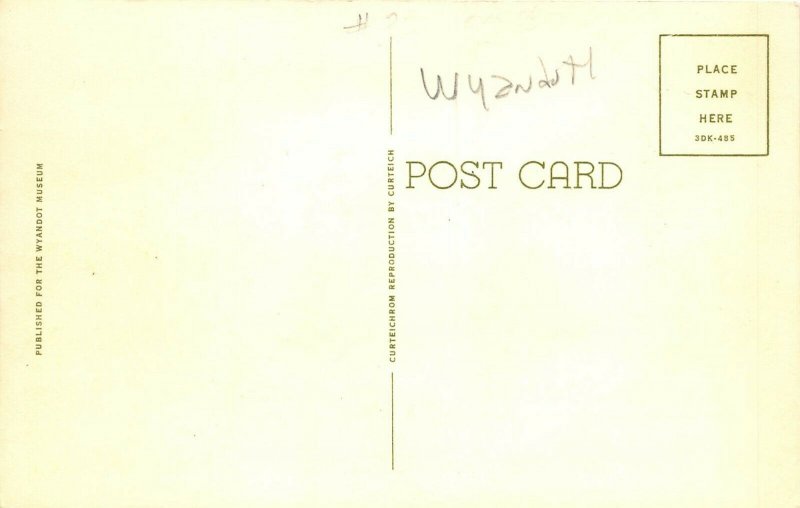 Upper Sandusky Ohio 1950s Postcard Parker Covered Bridge