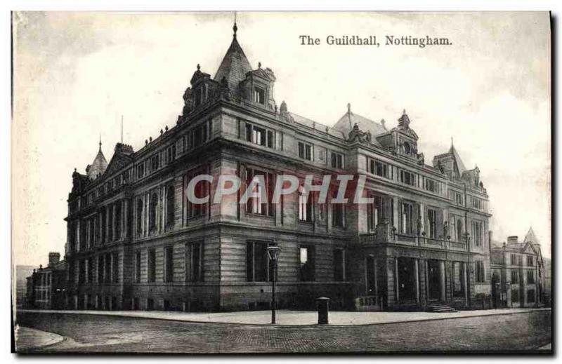 Old Postcard The Guildhall Nottingham