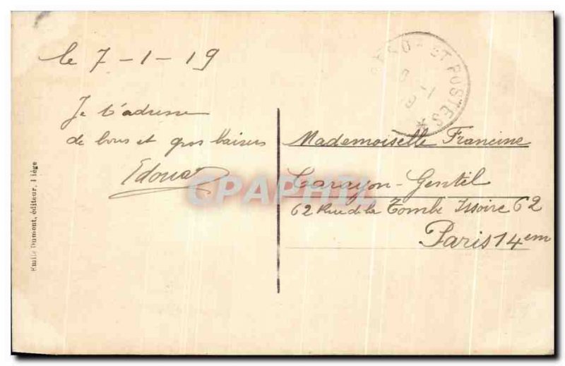 Old Postcard Liege Conservatory