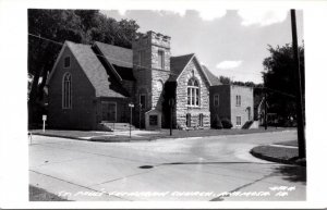 Real Photo Postcard St. Paul's Lutheran Church in Anamosa, Iowa~1447