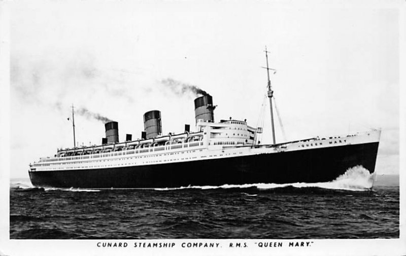 Queen Mary Cunard Line Ship 1952 