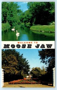 Welcome to MOOSE JAW, Saskatchewan Canada ~ CRESCENT PARK Views  Postcard