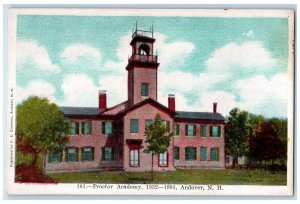 c1920's  Front View, Proctor Academy Andover New Hampshire NH Unposted Postcard 