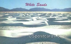 White Sands National Monument in Alamogordo, New Mexico