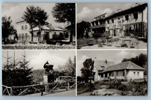 Heves County Hungary Postcard Matraszentimre Owl Writing c1950's RPPC Photo