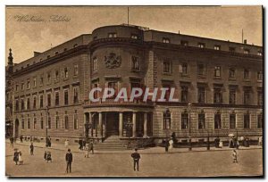 Old Postcard Chateau Wiesbaden