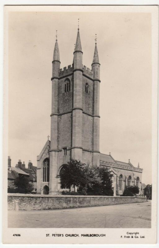 Wiltshire; St Peter's Church, Marlborough RP PPC By Frith, Unposted, c 1950's 