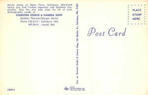 Thurston Studio, Camera Shop Salisbury, Maryland MD Postcards