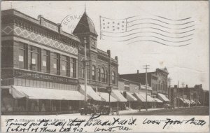 Postcard A Glimpse on Main Street Boseman MT 1908