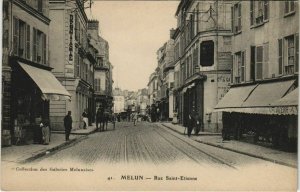 CPA MELUN - Rue St-Entienne (120023)