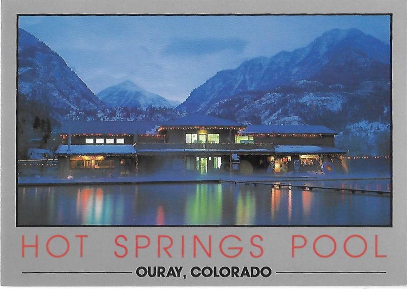 Hot Springs Pool Ouray Colorado Average Temperature 92 F 4 by 6 size