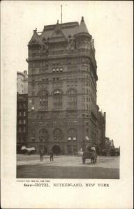 New York City Hotel Netherland & Street c1905 Postcard