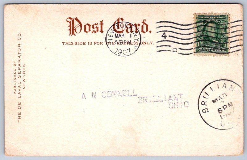 K43/ Poughkeepsie New York Postcard c1910 De Laval Seperator Factory 430