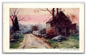 Old Road In Virginia VA UNP Sunday American Journal UDB Postcard I19