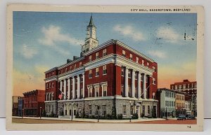 City Hall Hagerstown Maryland No.74 Postcard B5