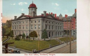 U.S. Post Office, Portland, Oregon, Very Early Postcard, Unused