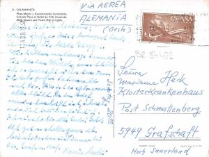 BR84492 salamanca plaza mayor y ayuntamiento luminados spain